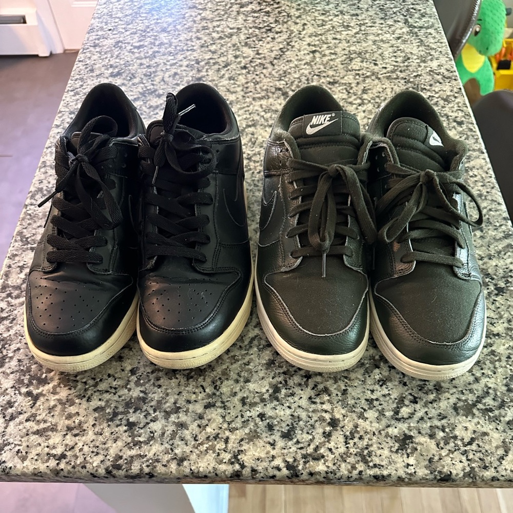Nike dunk classics both pairs
